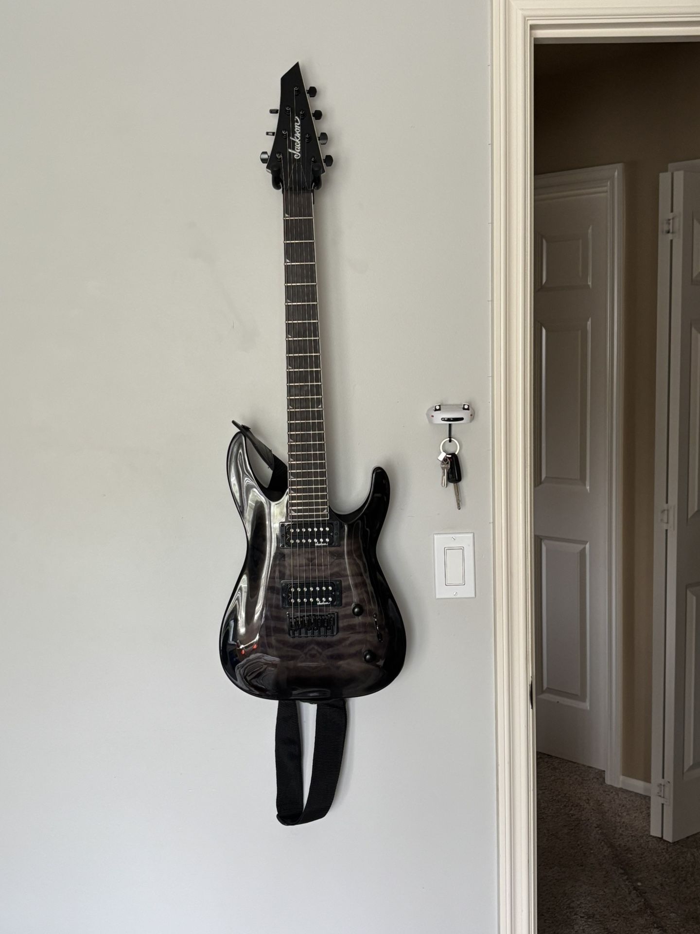 Jackson JS22-7 7 String Quilted Electric Guitar