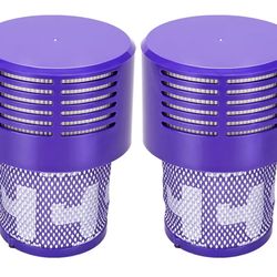 V10 Filters Replacement for Dyson V10 Cyclone Series, V10 Absolute, V10 Animal, V10 Total Clean, SV12, Replace Part No. 969082-01, V10 Filters & 1 Cle