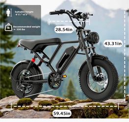 Electric E-Bike | Full Suspension | 1500W
