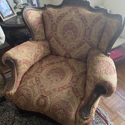 Antique  Bergere Chairs 