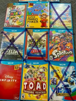 Wii U. video games only $10 each