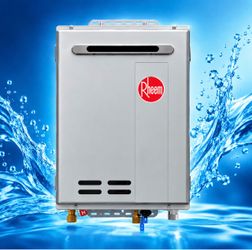 Outdoor Natural Gas Tankless Water Heater 9.5 GMP