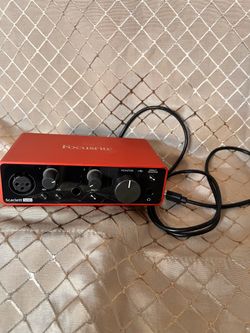 Focusrite scarlett solo usb audio interface