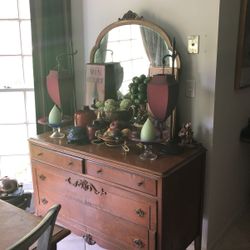 Buffet Real Wood Antique  22”x48” And 34” Hight