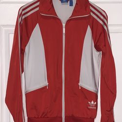 Adidas Women Sandra 1977 Track Top Red Jacket AY6566 Size Small