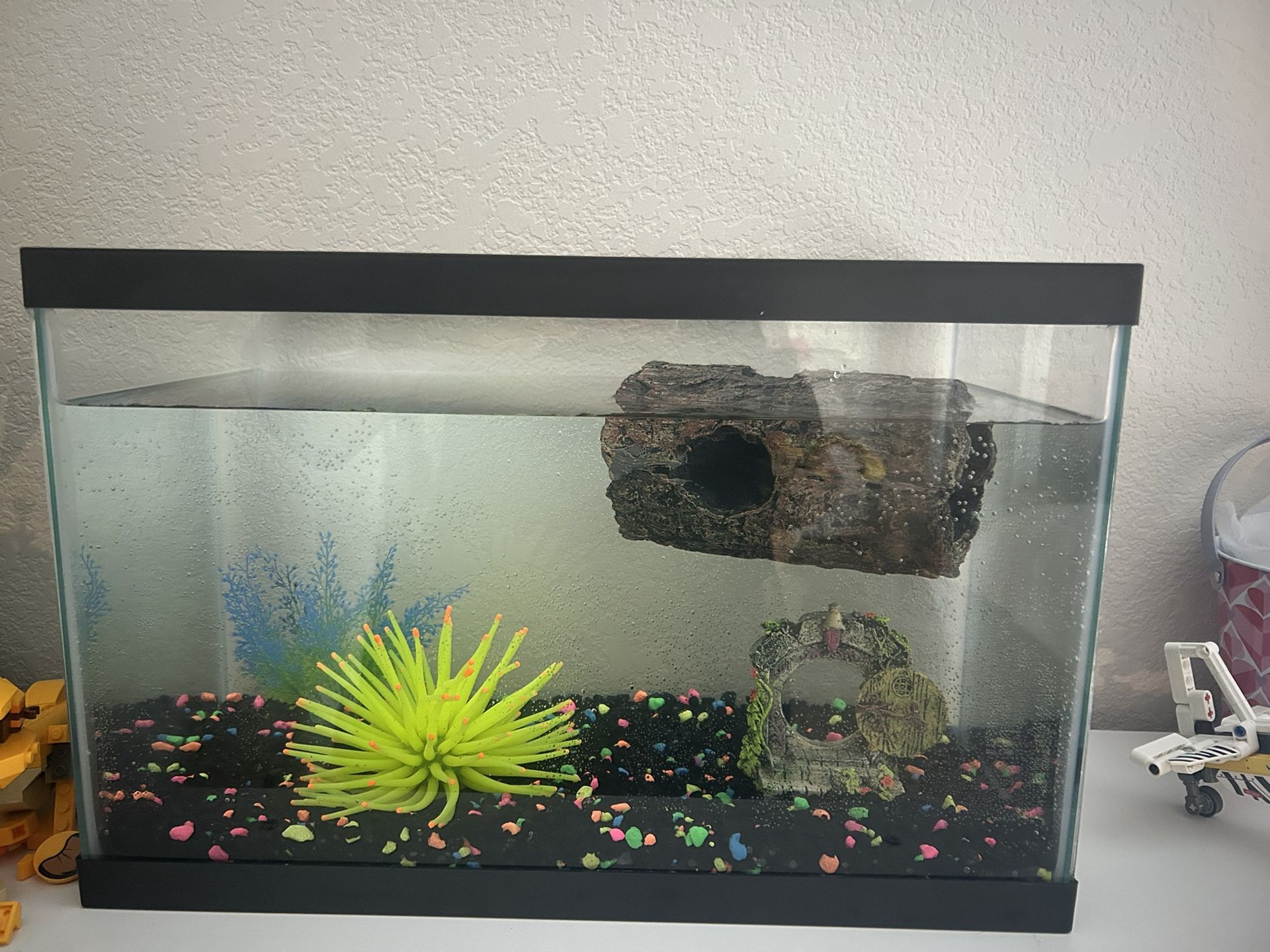 Fish Tank With Filter And Accessories