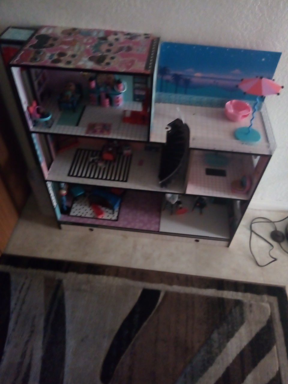 Lol doll house with toys