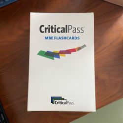 Critical Pass MBE Flashcards