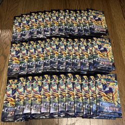 Pokemon Crown Zenith 36 Booster packs 