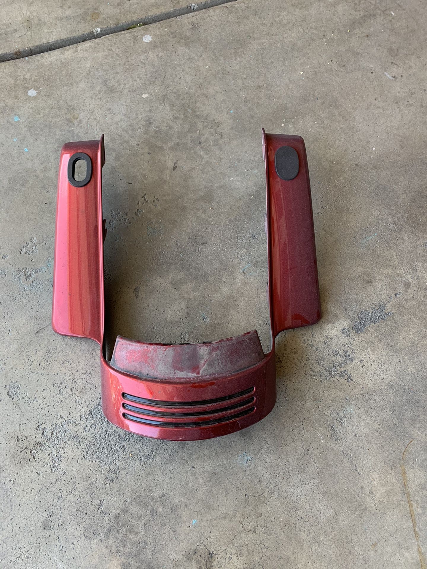 Harley-Davidson fender facia with tribar light