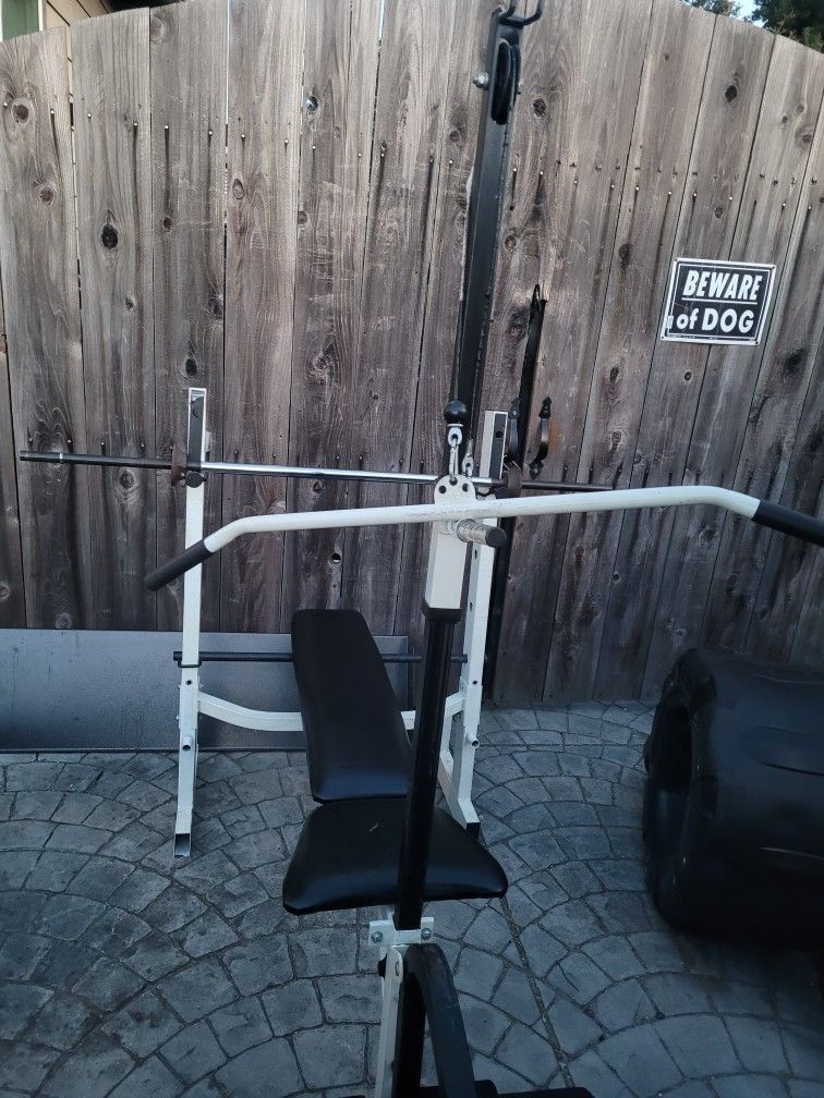 bench press n weights 💪