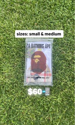 Bape White Burberry Shirt