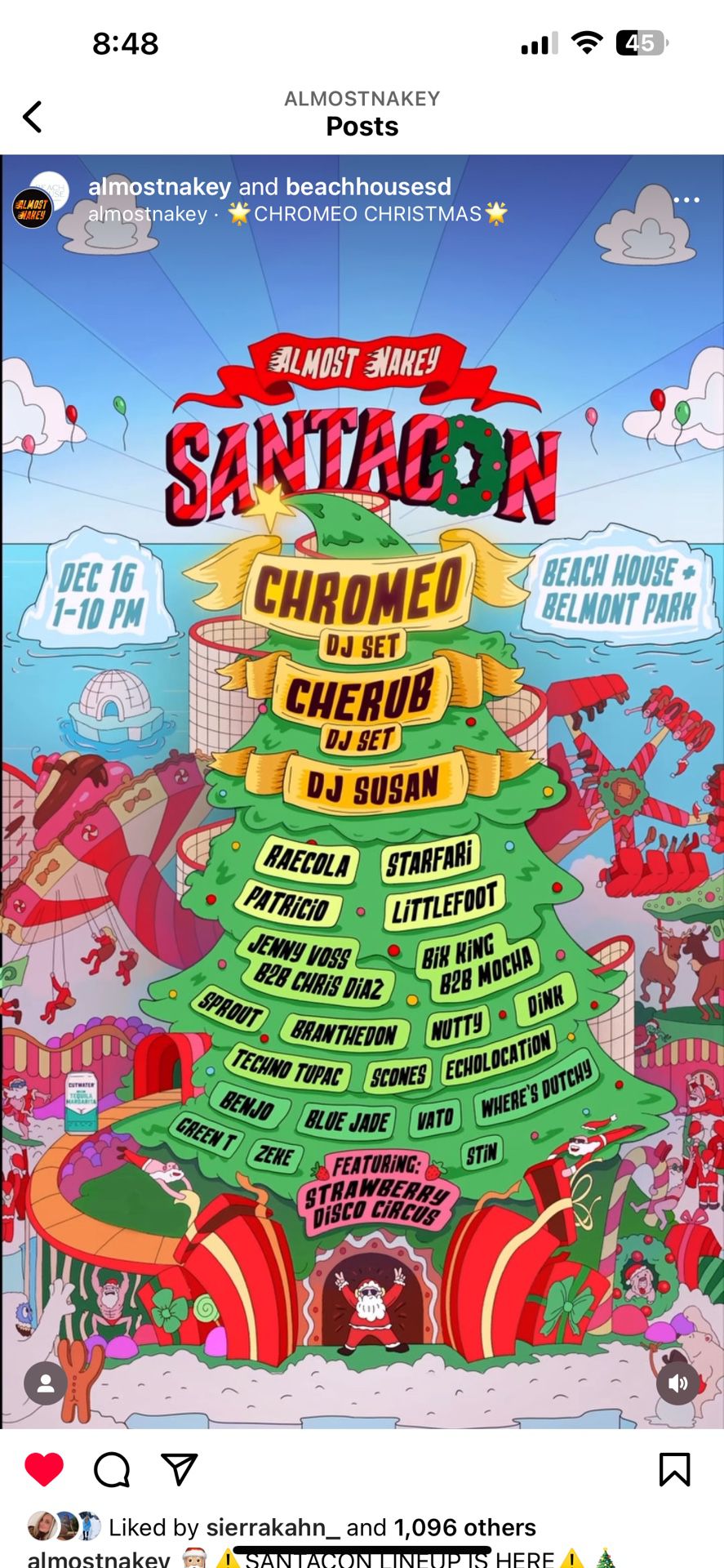 2 VIP Santacon Tickets 12/16