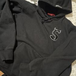 Supreme S Logo Hooded Sweatshirt (FW22) Black 