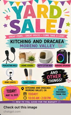 Yard sale