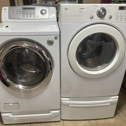 washer and gas dryer  LG