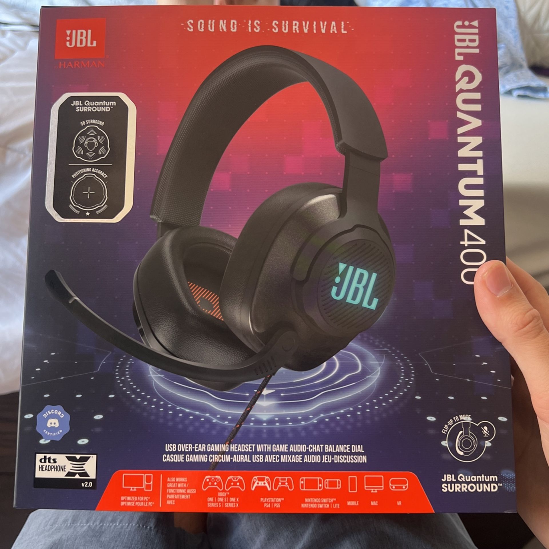 NEW JBL HEADSET *Never Opened* Quantum 400s