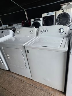 Amana Washer And Dryer Set 🔹️ both works good 2️⃣ month's warranty 📌💯