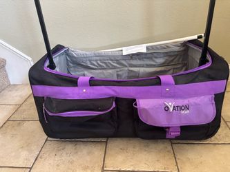Ovation Gear Large Dance Duffle rolling costume, luggage bag