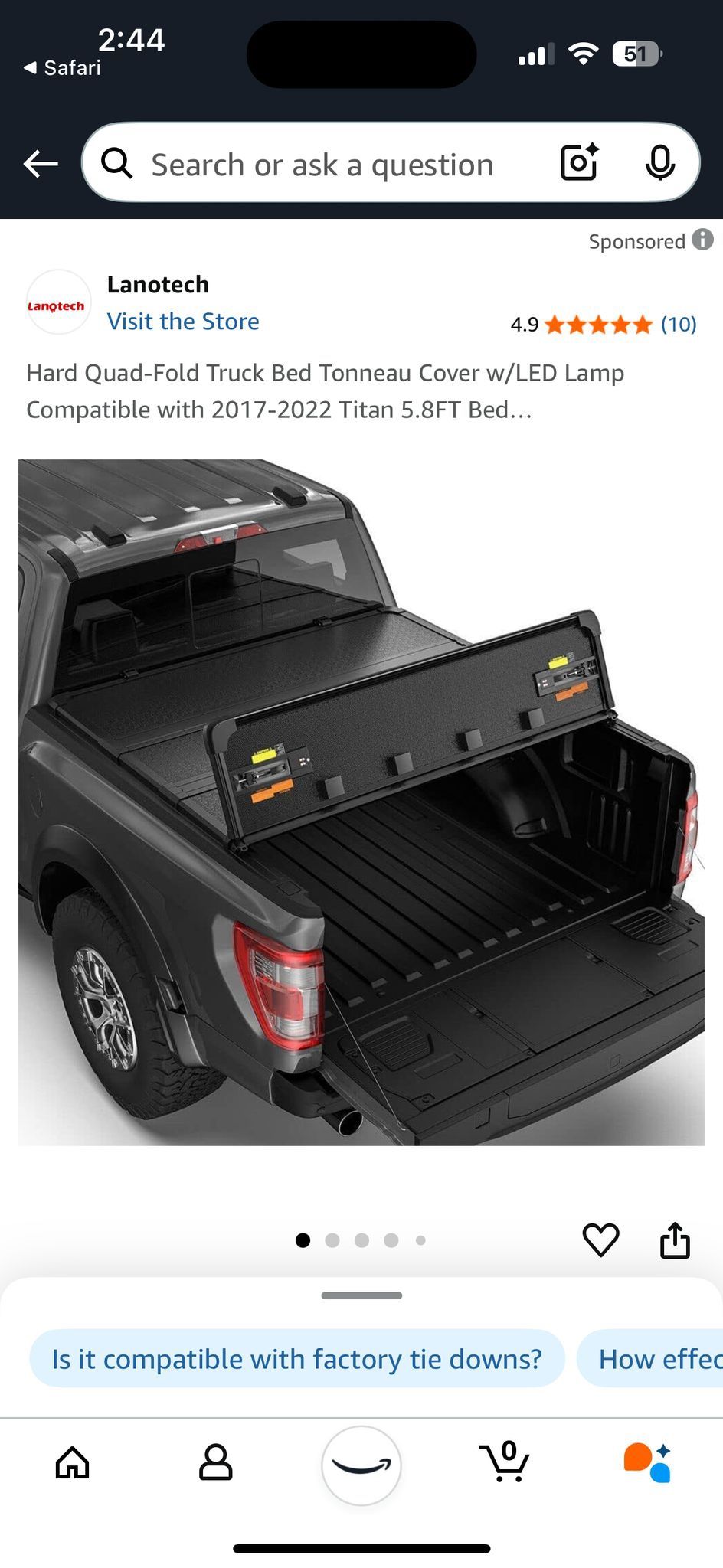 For 2017-2022 Titan (NON-XD) 5.6'/5.7'Bed(Compatible With Or Without OEM Utili-Track System)