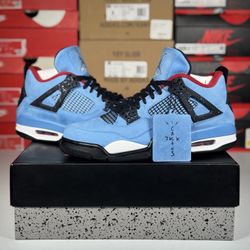 Size 9M - Travis Scott x Jordan 4 Retro 'Cactus Jack' 