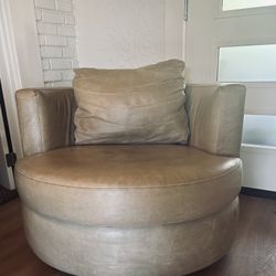 Restoration Hardware Wren Swivel Chair 