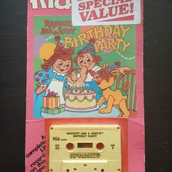 '81 Vintage Raggedy Ann And Andy Birthday Party Cassette
