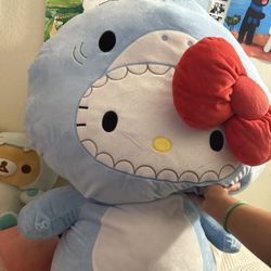 3FT Shark Hello Kitty Plush