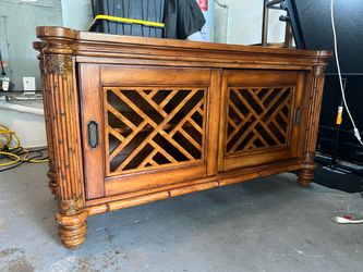 Vintage Media Console / TV Stand - Solid Wood