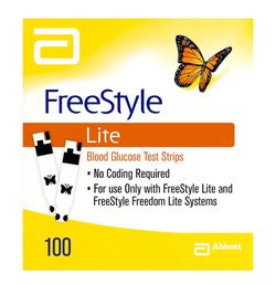 FreeStyle Lite Test Strips, 100CT