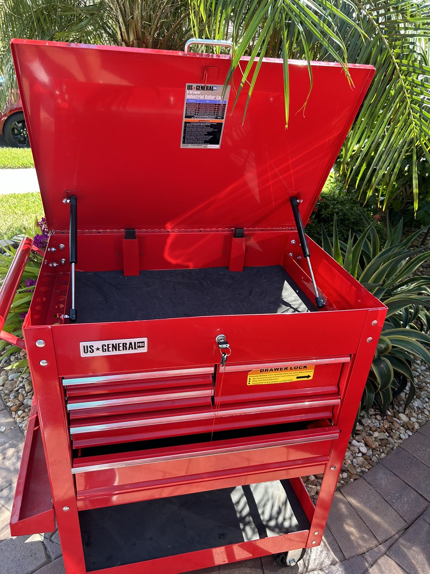 30” Rolling Tool Chest With Locking Draws