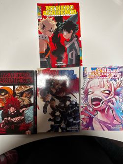 4 manga volumes