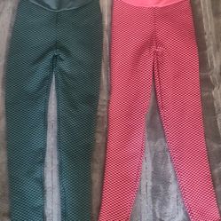 KORS [KIDS] LEGGINGS SET PINK BLUE SIZE M