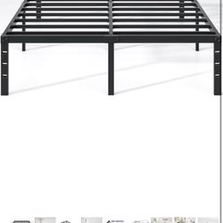 New Open Box Black Full Size Bed Frame 