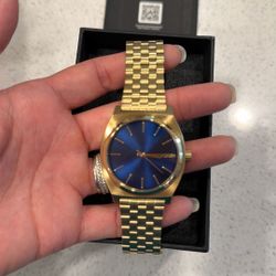 Nixon Time Teller Gold Watch 