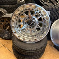 KMC 17" 6x139 KMC556 WHEELS TO CHEVY NISSAN & TOYOTA