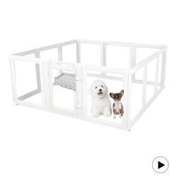 Acrylic Puppy Pen -12 Pieces
