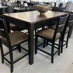 Dining Table 4 Chairs 1 Bench 