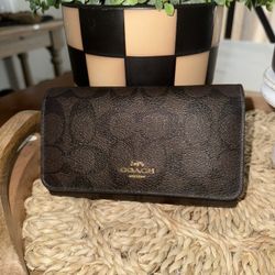 Coach Brown Wallet 