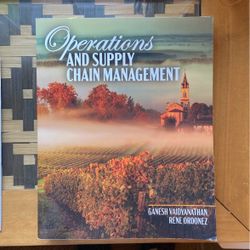 Operations And Supply Chain Mgmt Textbook