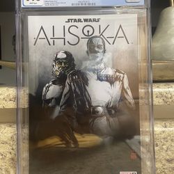 STAR WARS AHSOKA #6 TAKASHI OKAZAKI LIMITED EDITION TRADE CGC 9.8