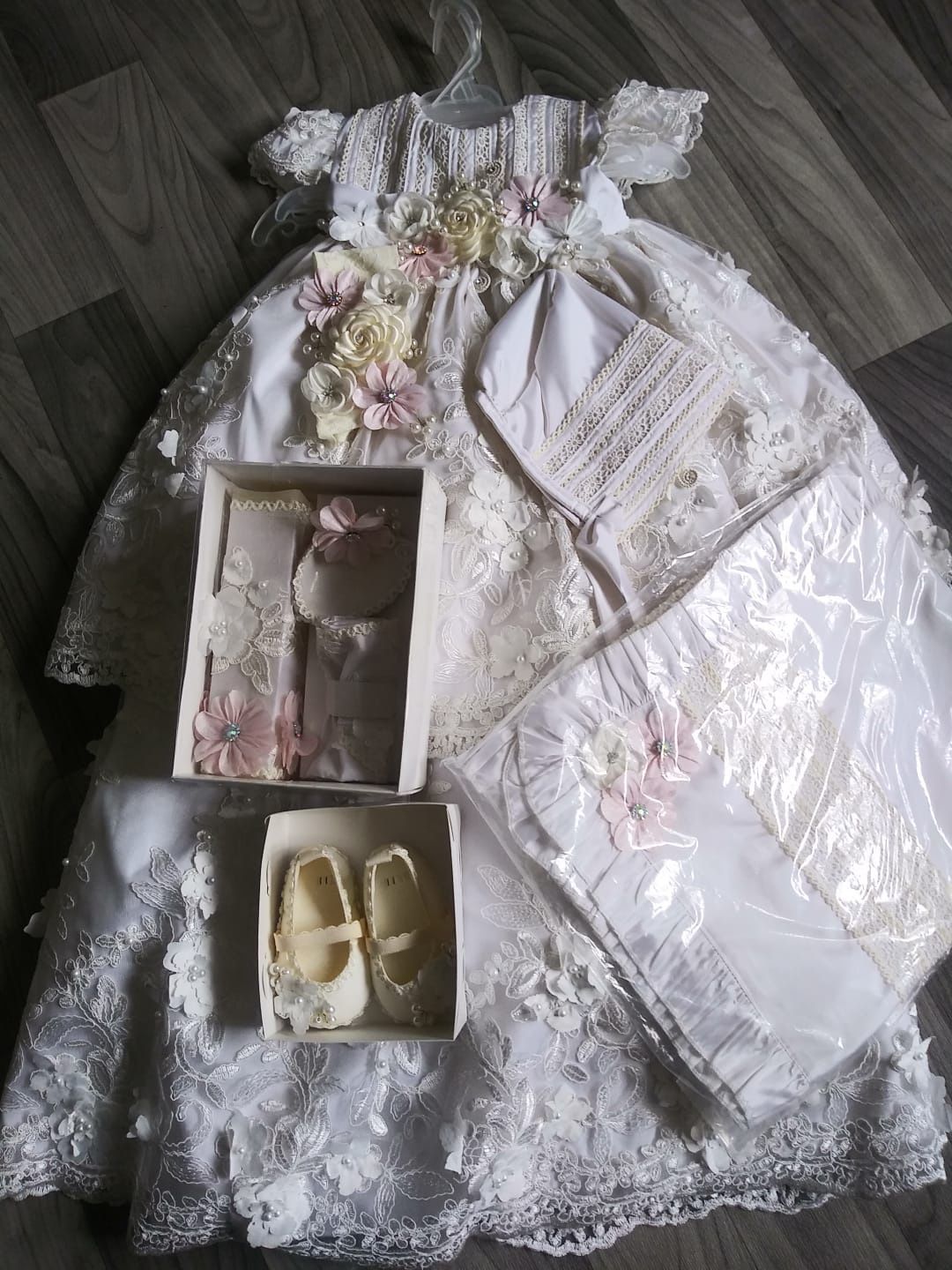 Christening/ Baptism Dress Package Bautizo Ropon