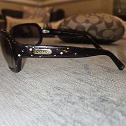 Womens Coach Sunglasses Samantha S425 Tortoise Brown W/ Hard Shell Case