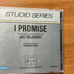 Jaci Velasquez I Promise CD Soundtrack With Lyrics and Lead Sheet Enclosed
