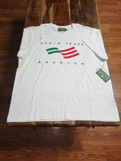 Denim Tears America Sportwear Graphic Short-Sleeve Tee. Size XL