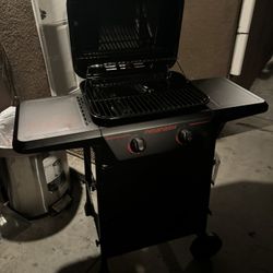 Megamaster 2-Burner Propane Gas Grill in Black