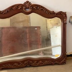 Dresser with mirror