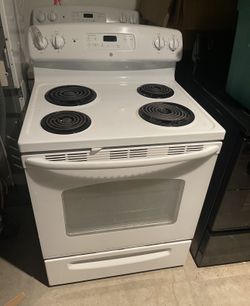 Electric White Stove