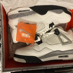 Air Jordan Retro 4 White Cement 