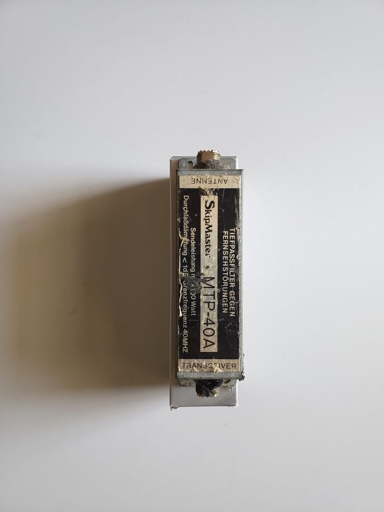 SkipMaster MTP-40A Low Pass TVI Filter w/ Connection Cable